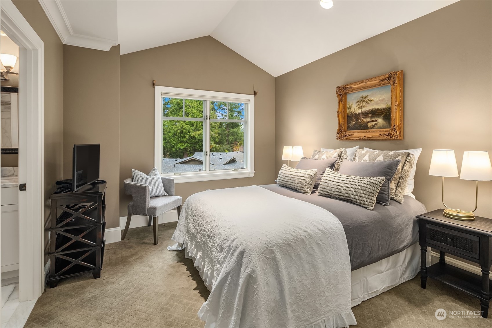 9013 Northeast 190th Street Bothell, WA 98011 - Photo 26 of 39 a bedroom with a bed and furniture