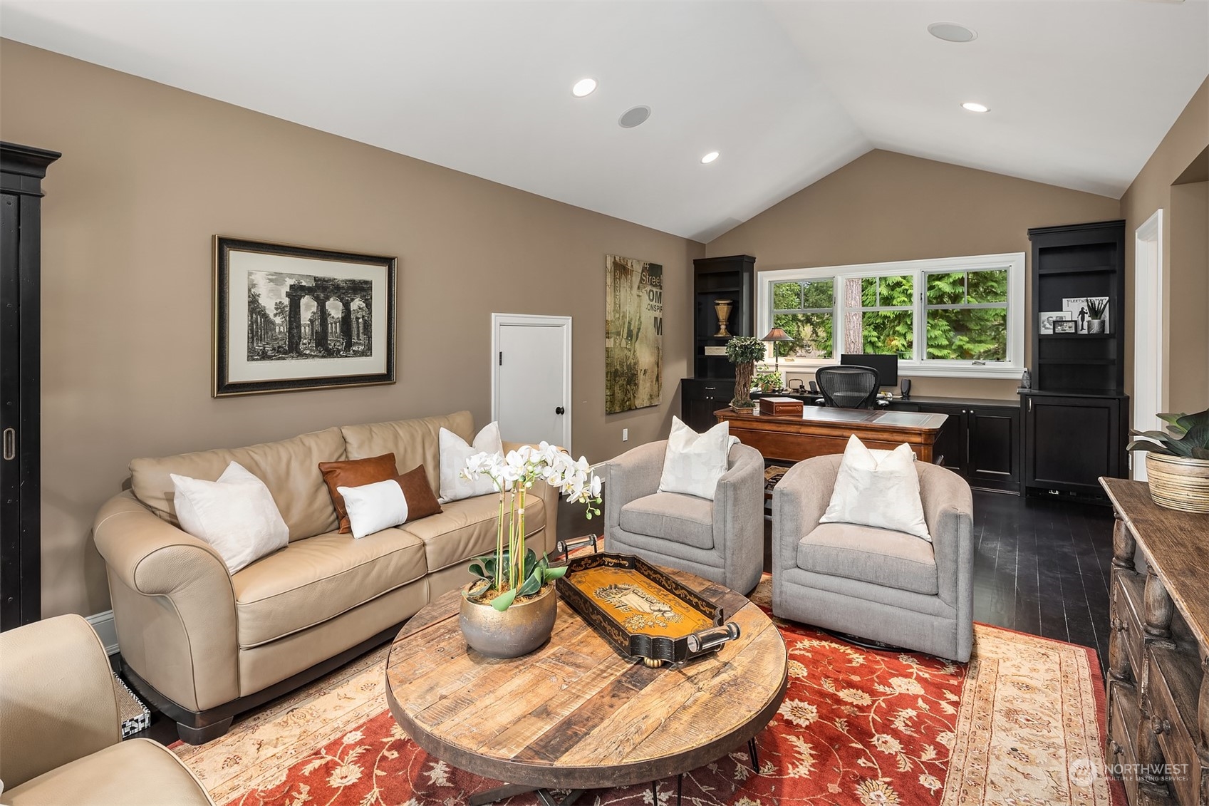 9013 Northeast 190th Street Bothell, WA 98011 - Photo 32 of 39 a living room with furniture and a large window