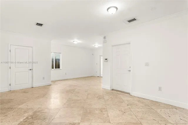 a view of an empty room