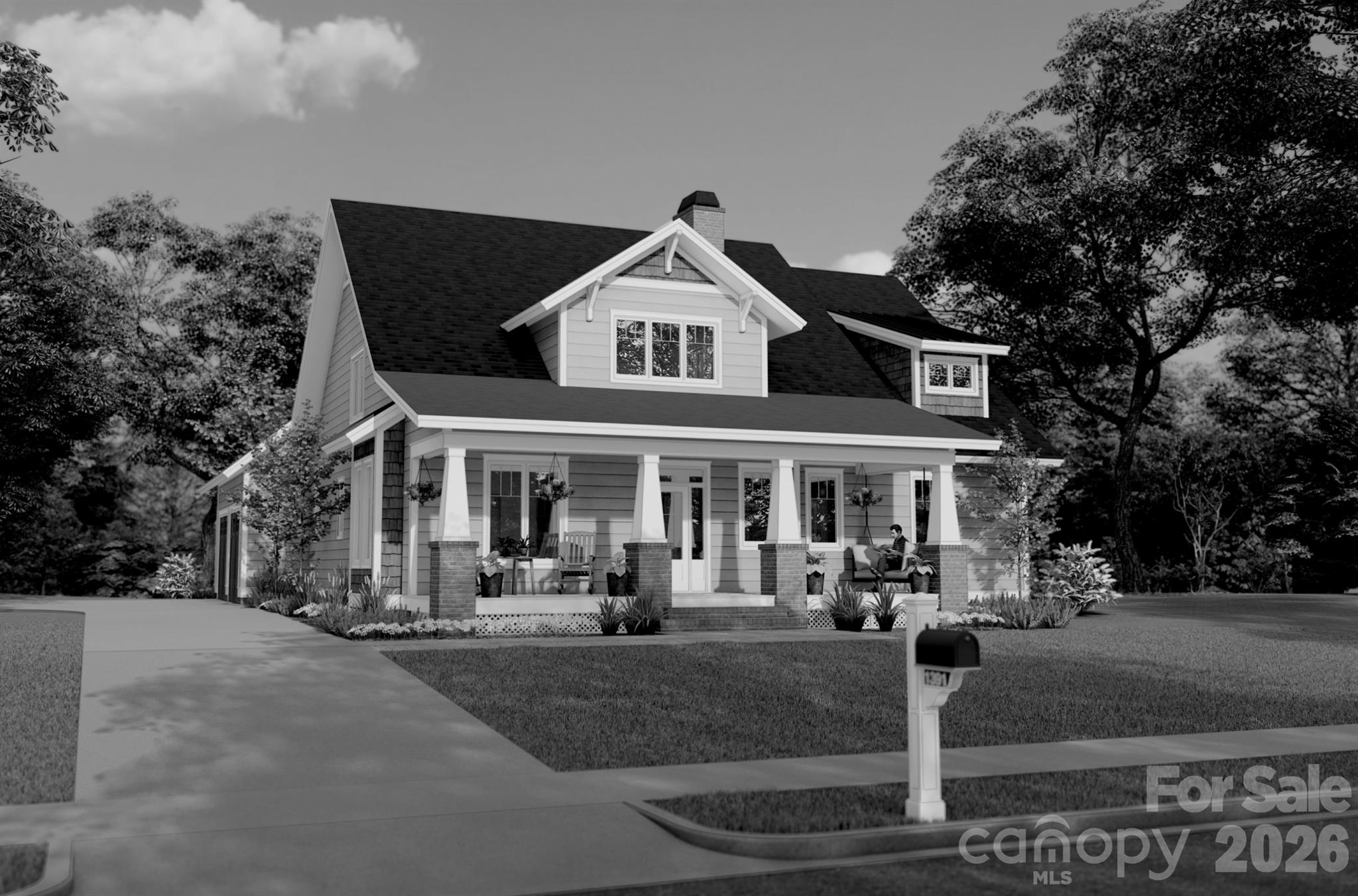5706 Love Mill Road, Unit 2 Monroe, NC 28110 - Photo 1 of 1 a view of a big house with large trees and plants