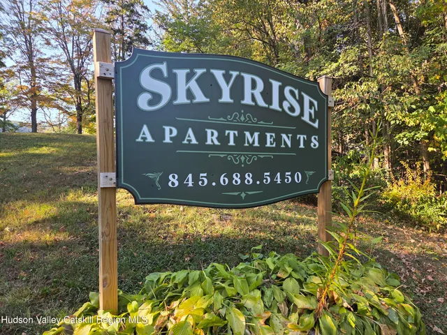 a sign on the side of a building