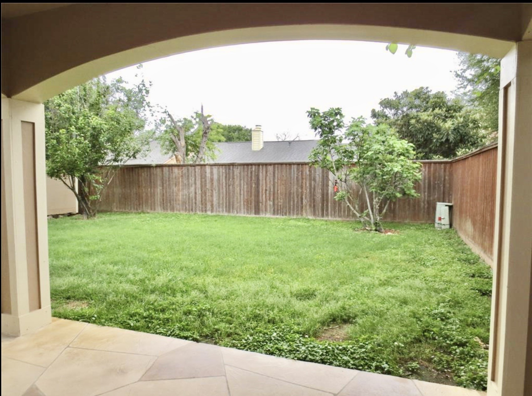 8214 Split Oak Drive Houston, TX 77040 - Photo 15 of 15 a view of backyard with green space
