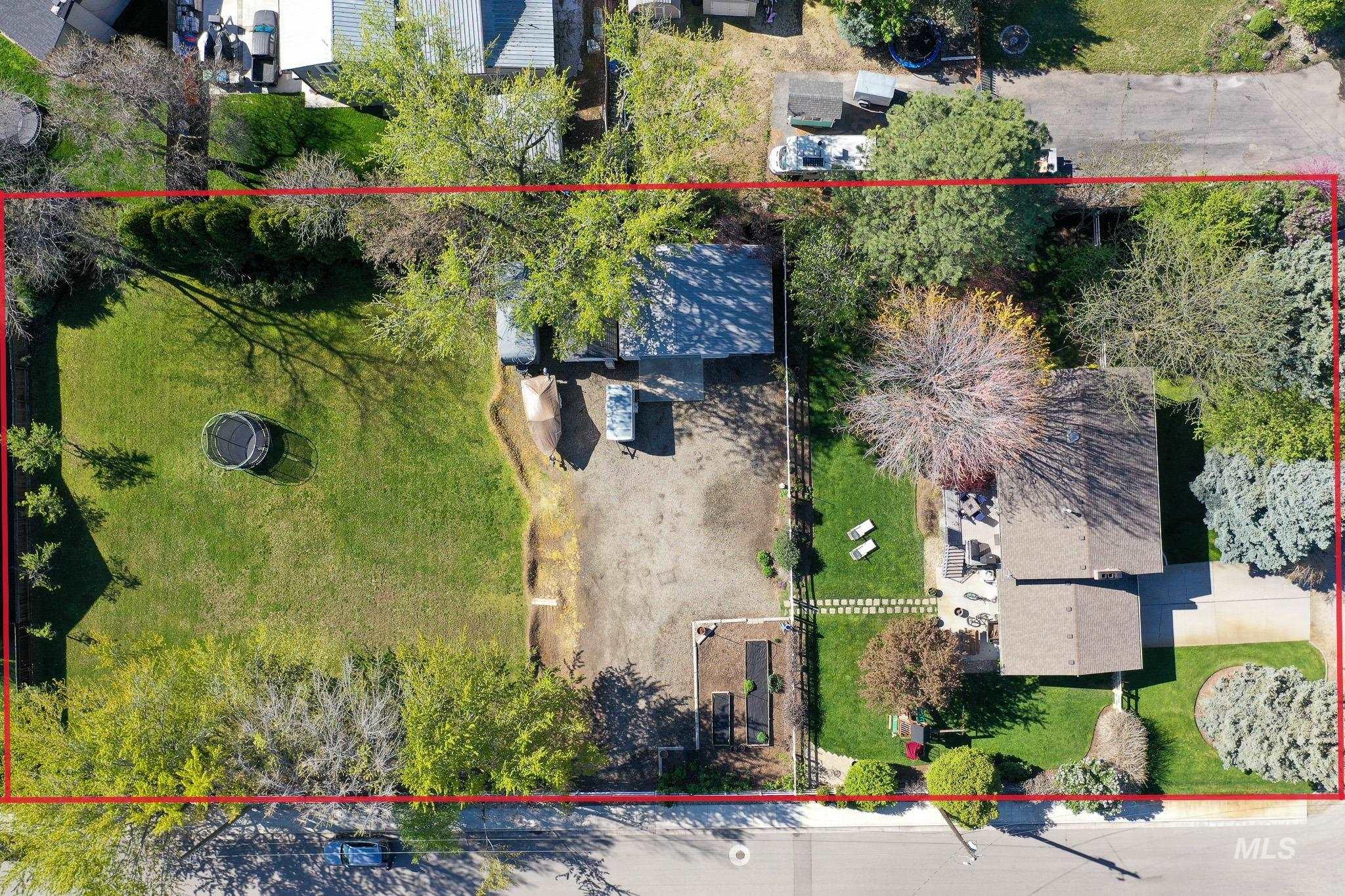 4870 North Farrow Street Boise, ID 83713 - Photo 37 of 40 Aerial view of property's location with property boundaries highlighted