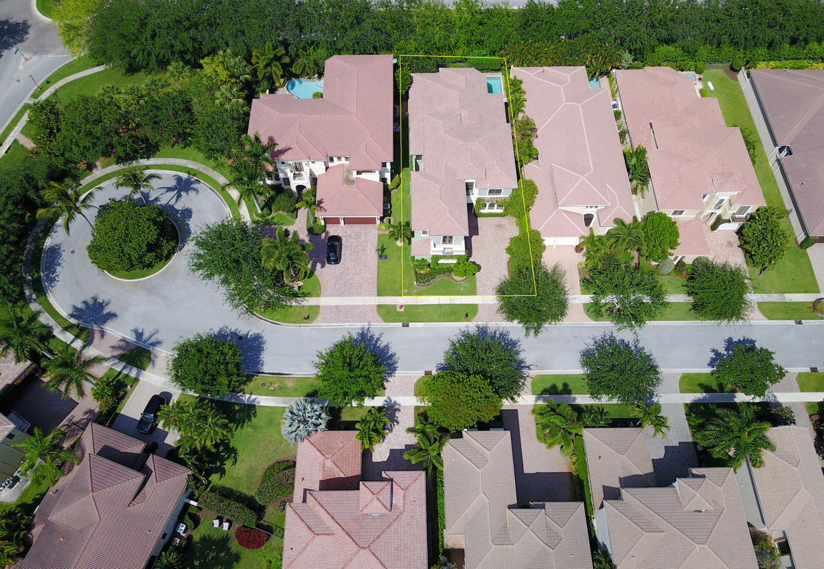 17746 Lake Azure Way Boca Raton, FL 33496 - Photo 31 of 50 an aerial view of a residential houses with outdoor space and street view