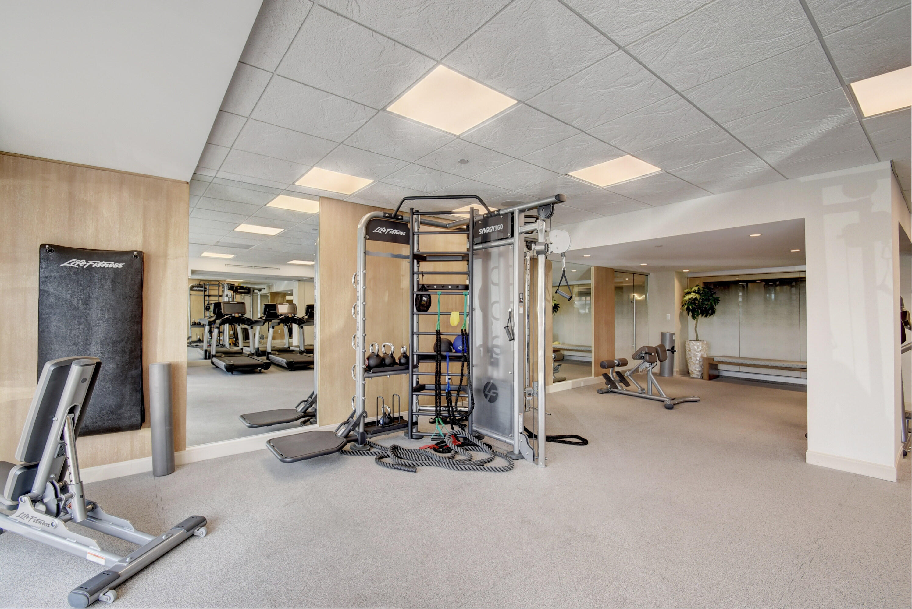 250 South Ocean Boulevard, Unit 11B Boca Raton, FL 33432 - Photo 27 of 47 a view of a room with gym equipment