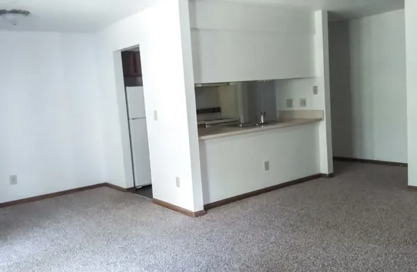 a view of kitchen and utility room