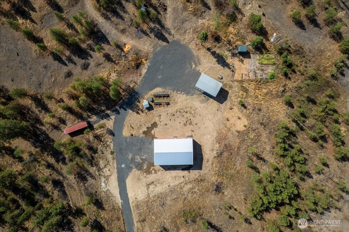 35000 Miles Creston Road North Creston, WA 99117 - Photo 7 of 26 an aerial view of house with yard