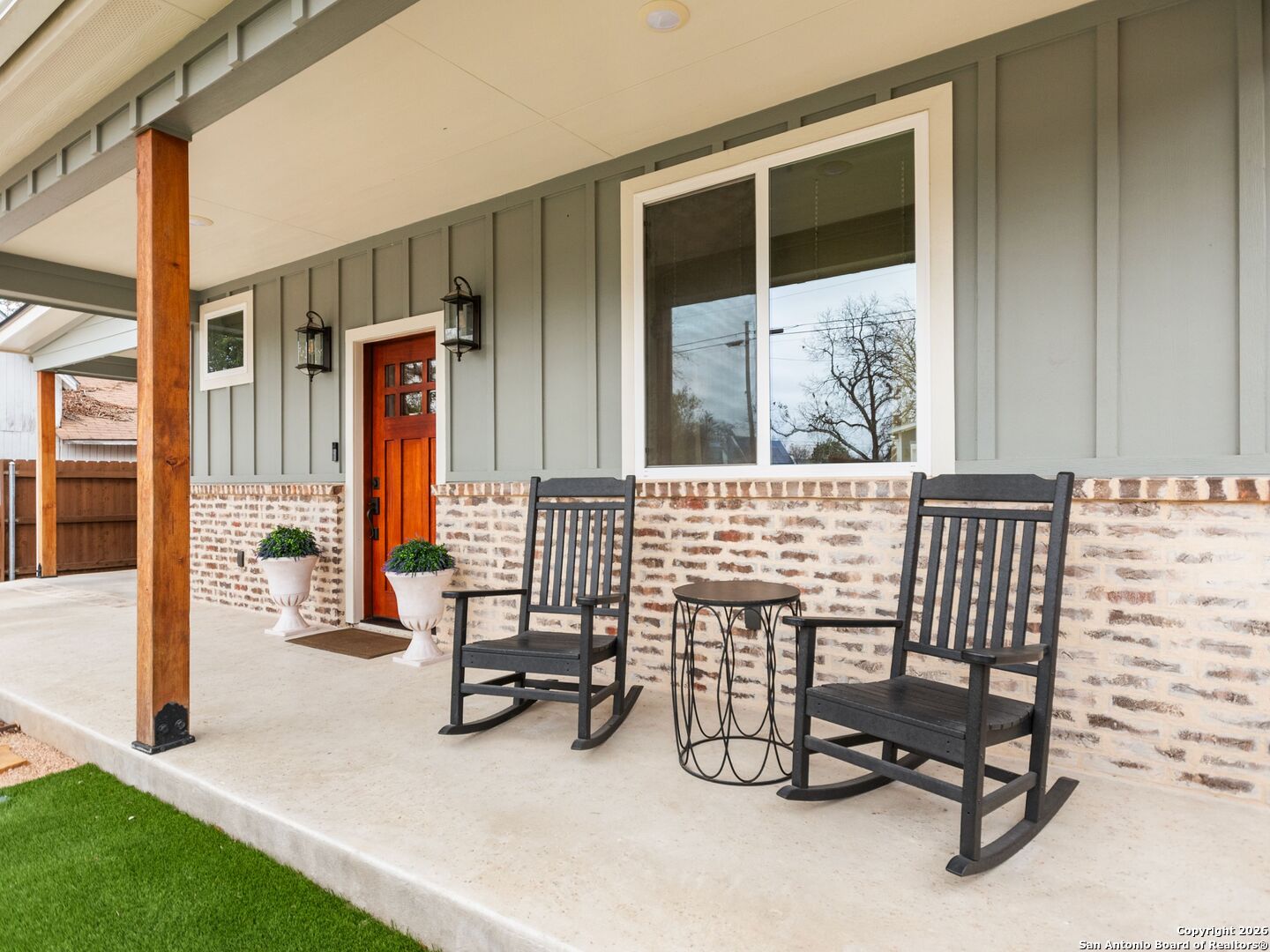 603 Graham Street Boerne, TX 78006 - Photo 9 of 42 a view of two chairs in the patio