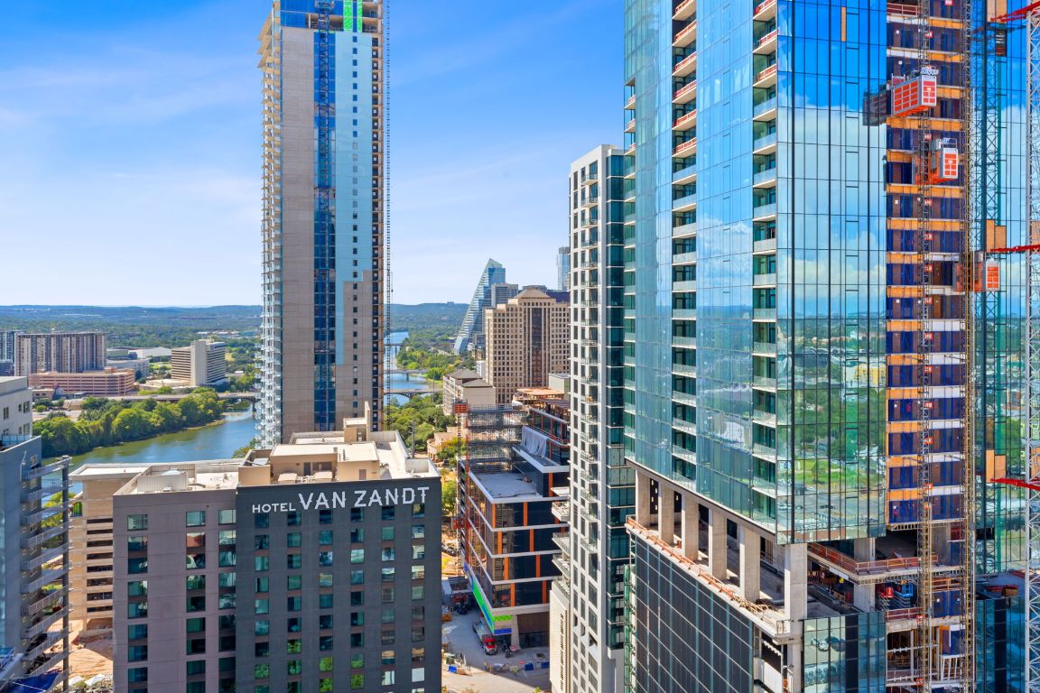 Representative of Property. City view featuring a large body of water