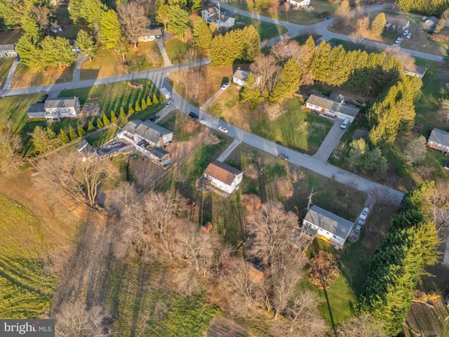 a bird view of a house