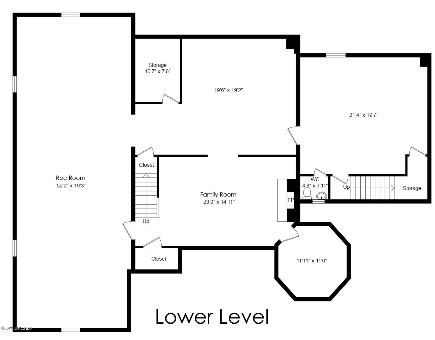 154 Byram Shore Road Greenwich, CT 06830 - Photo 37 of 37 a picture of a floor plan