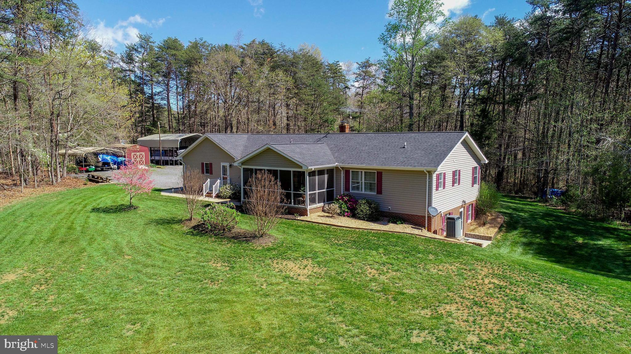 16450 Mountain Track Road Orange, VA 22960 - Photo 6 of 52 Aerial view of rear