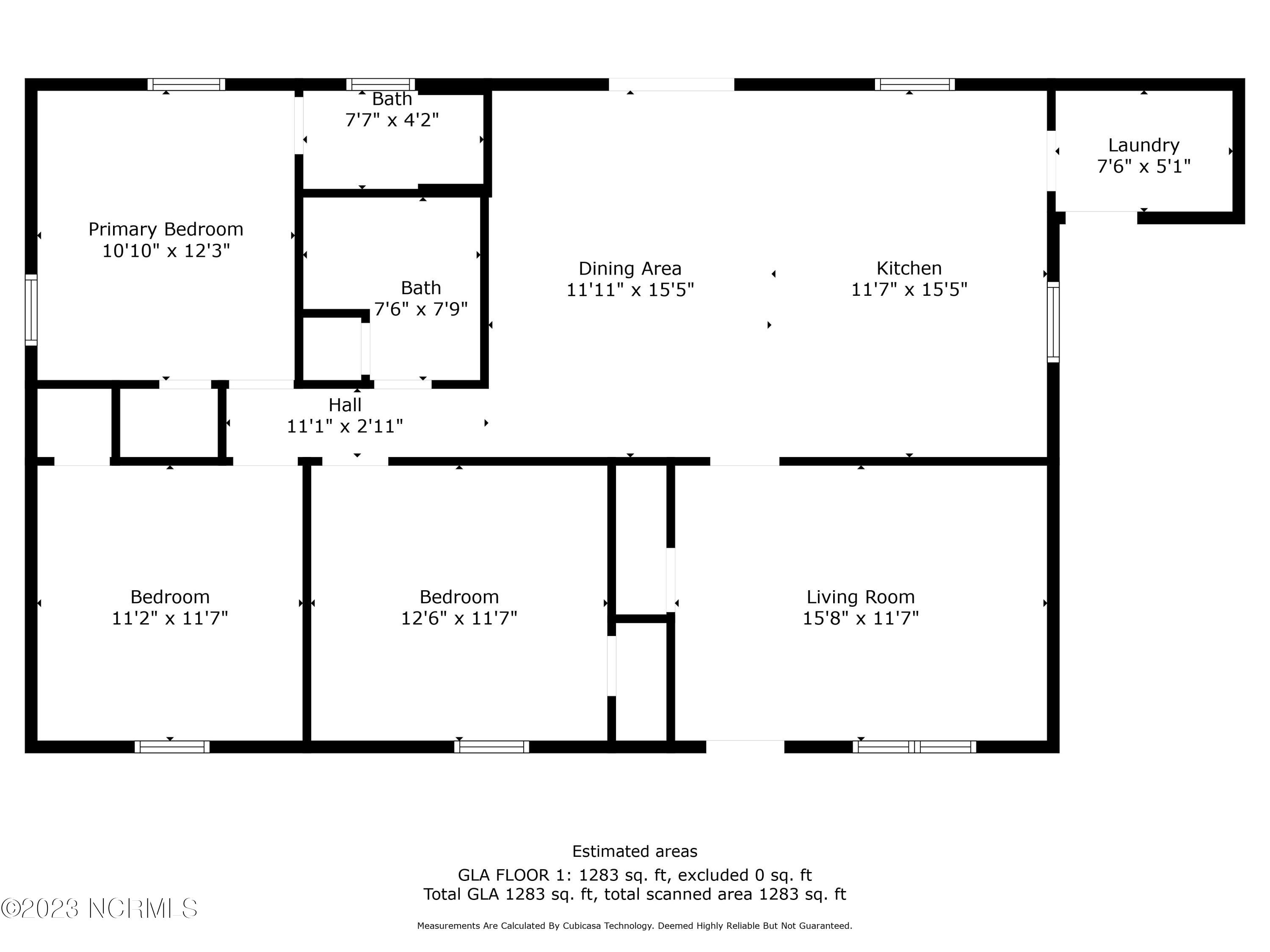 201 Turkey Branch Road Beulaville, NC 28518 - Photo 44 of 44 1-Floorplan #1