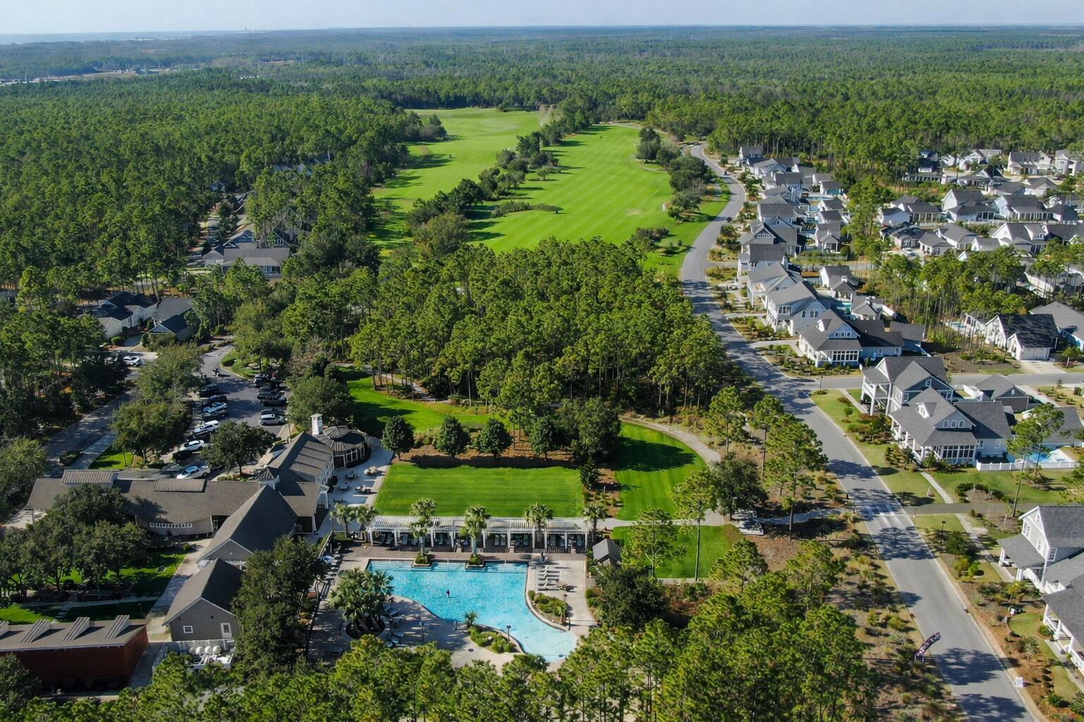 34 Heartwood Street Watersound, FL 32461 - Photo 42 of 42 an aerial view of a house with a yard