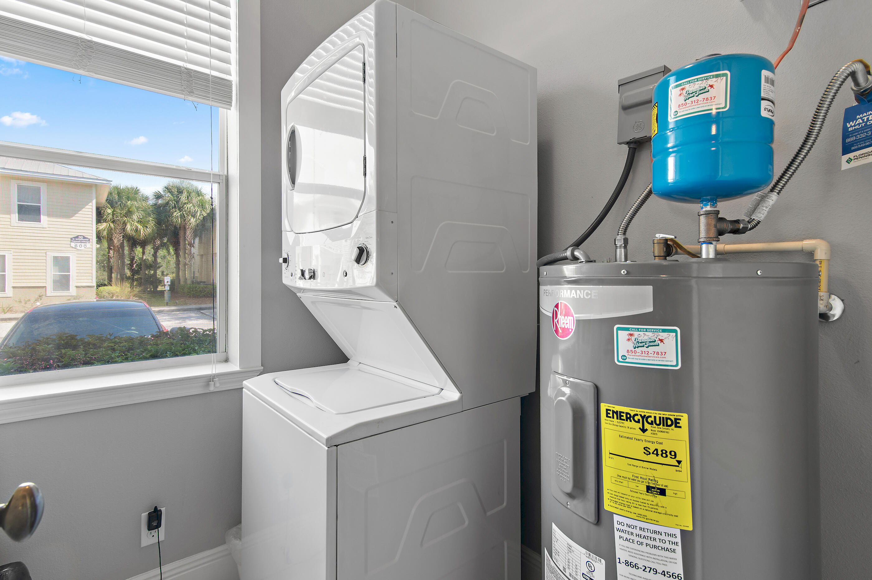 122 Shorebird Drive, Unit 814 Santa Rosa Beach, FL 32459 - Photo 23 of 25 a view of washer and dryer