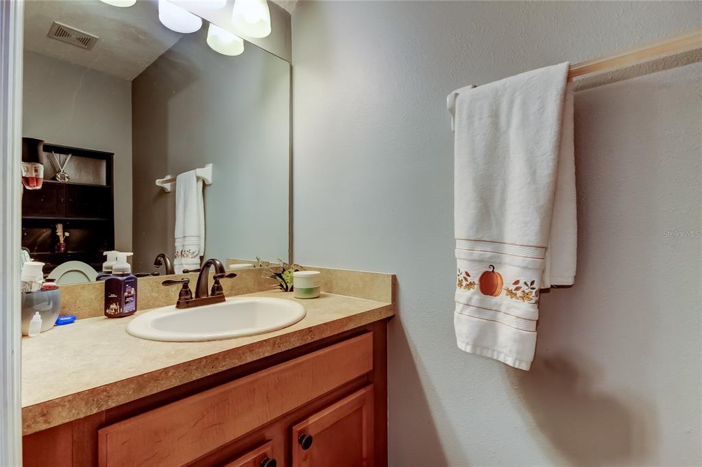 8504 Gablebend Way Tampa, FL 33647 - Photo 8 of 34 a bathroom with a sink vanity and a mirror