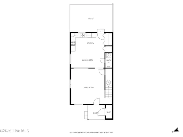 $1,550 | 133 South Pine Street, Aberdeen, NC 28315
