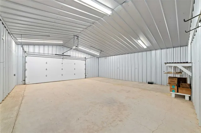 a view of balcony with wooden floor
