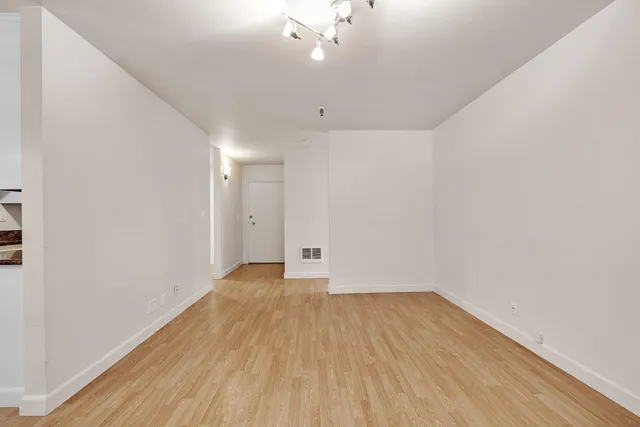 a view of wooden floor in a room
