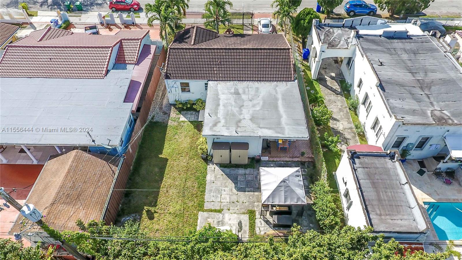 5635 Southwest 5th Terrace Miami, FL 33134 - Photo 28 of 28 an aerial view of residential houses with outdoor space