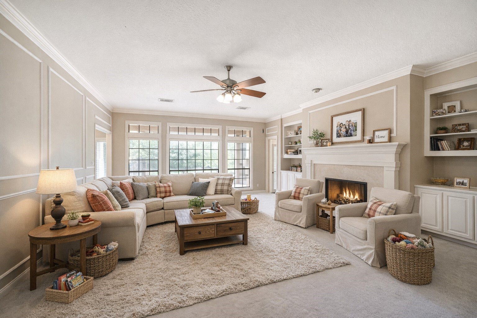 2214 Cherrytree Ridge Lane Houston, TX 77062 - Photo 6 of 45 Virtually Staged Living room