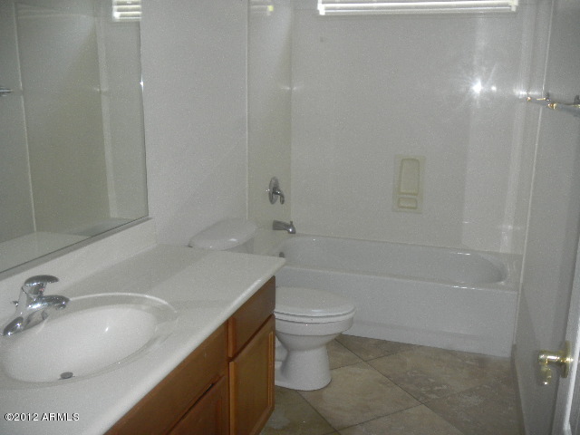844 South Roca Court Gilbert, AZ 85296 - Photo 11 of 14 a bathroom with a sink toilet and shower