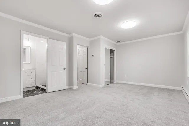 a view of an empty room