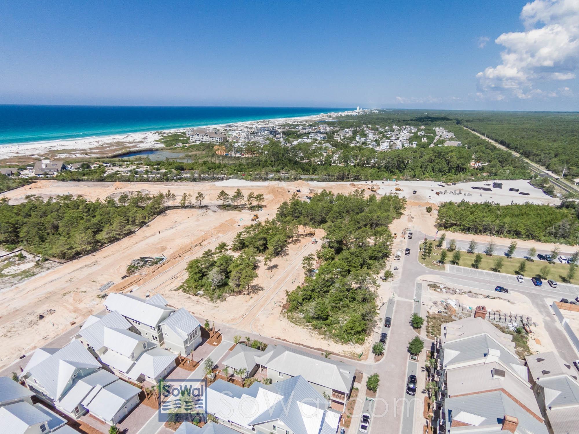 16 Clipper Street Inlet Beach, FL 32461 - Photo 19 of 34 an aerial view of residential building and ocean view