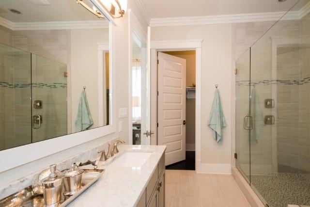 16 Clipper Street Inlet Beach, FL 32461 - Photo 31 of 34 a bathroom with a bathtub and a sink