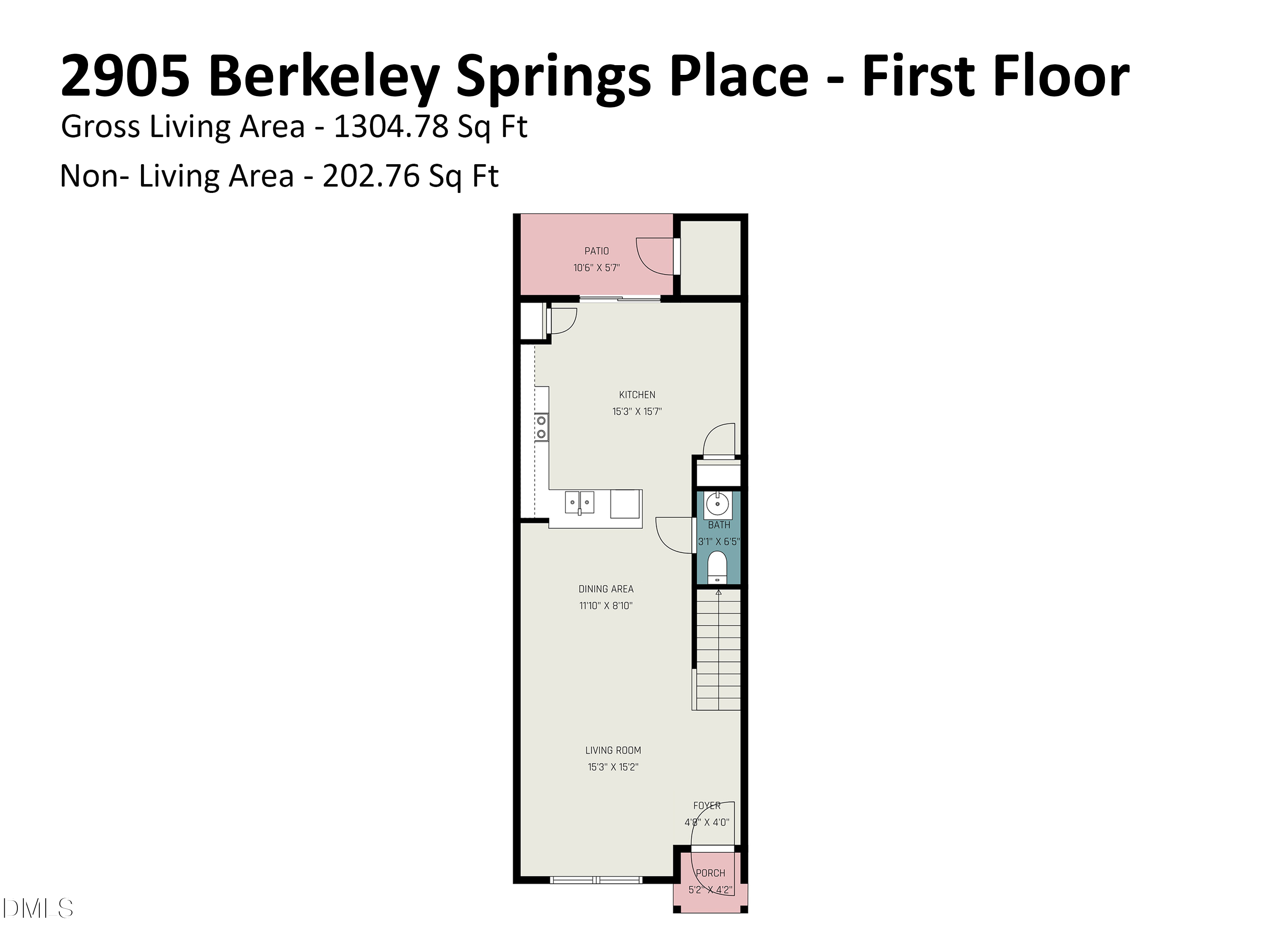 2905 Berkeley Springs Place Raleigh, NC 27616 - Photo 19 of 20 a picture of a floor plan