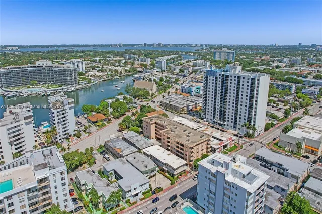 a view of a city with lots of trees