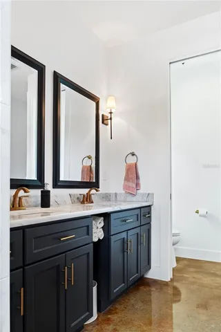 a outdoor space with furniture