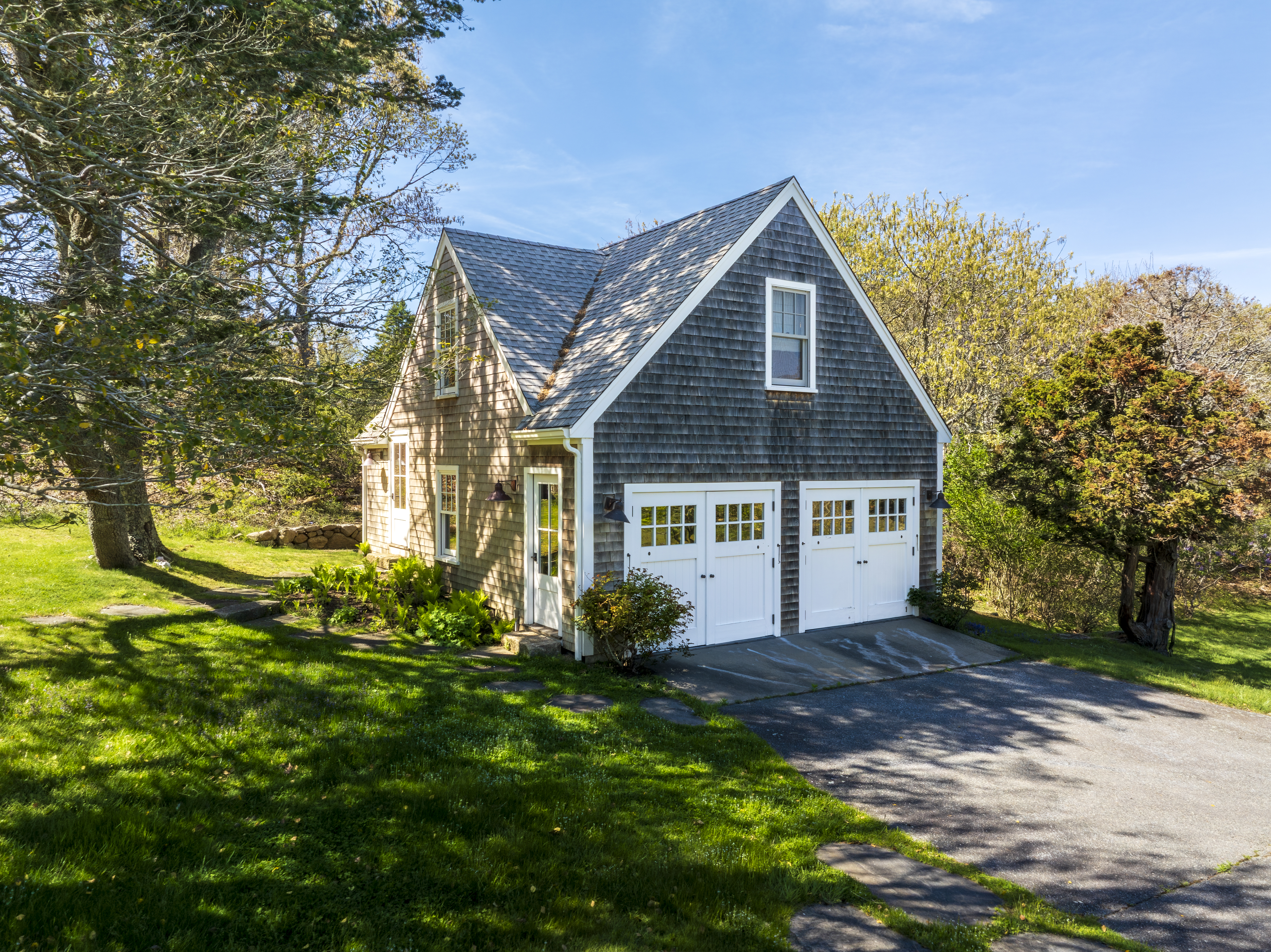 6 Wakeman Road Chilmark, MA 02535 - Photo 10 of 51 Two car garage with a bedroom and bath above.