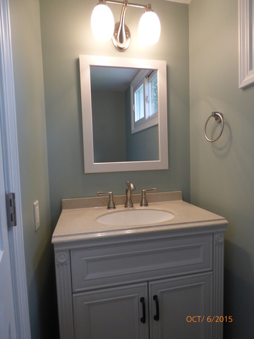 348 East Briarcliff Road Bolingbrook, IL 60440 - Photo 15 of 20 a bathroom with a sink vanity and a mirror