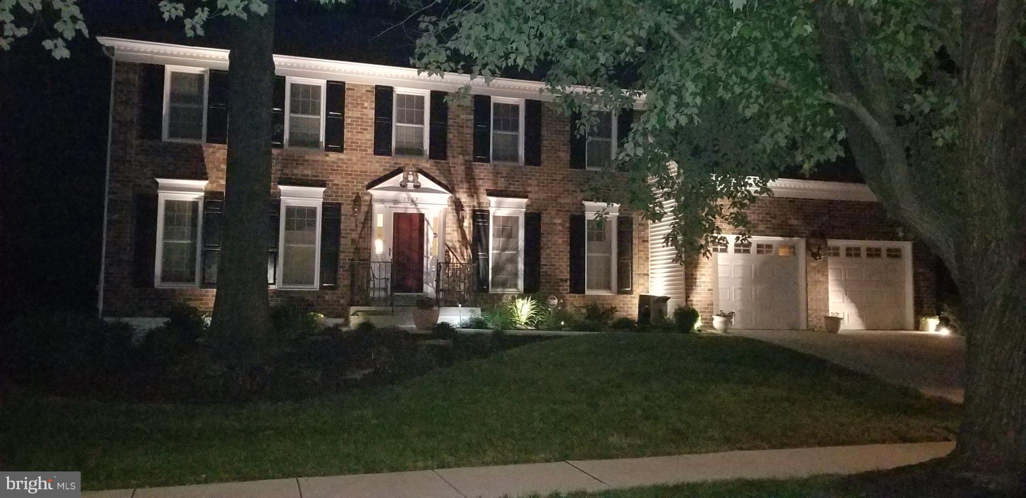 1507 Golf Course Drive Bowie, MD 20721 - Photo 5 of 37 Exterior (Front) - night-scape (1 of 2)