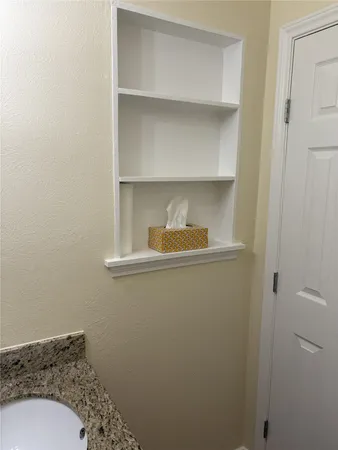 a bathroom with a sink