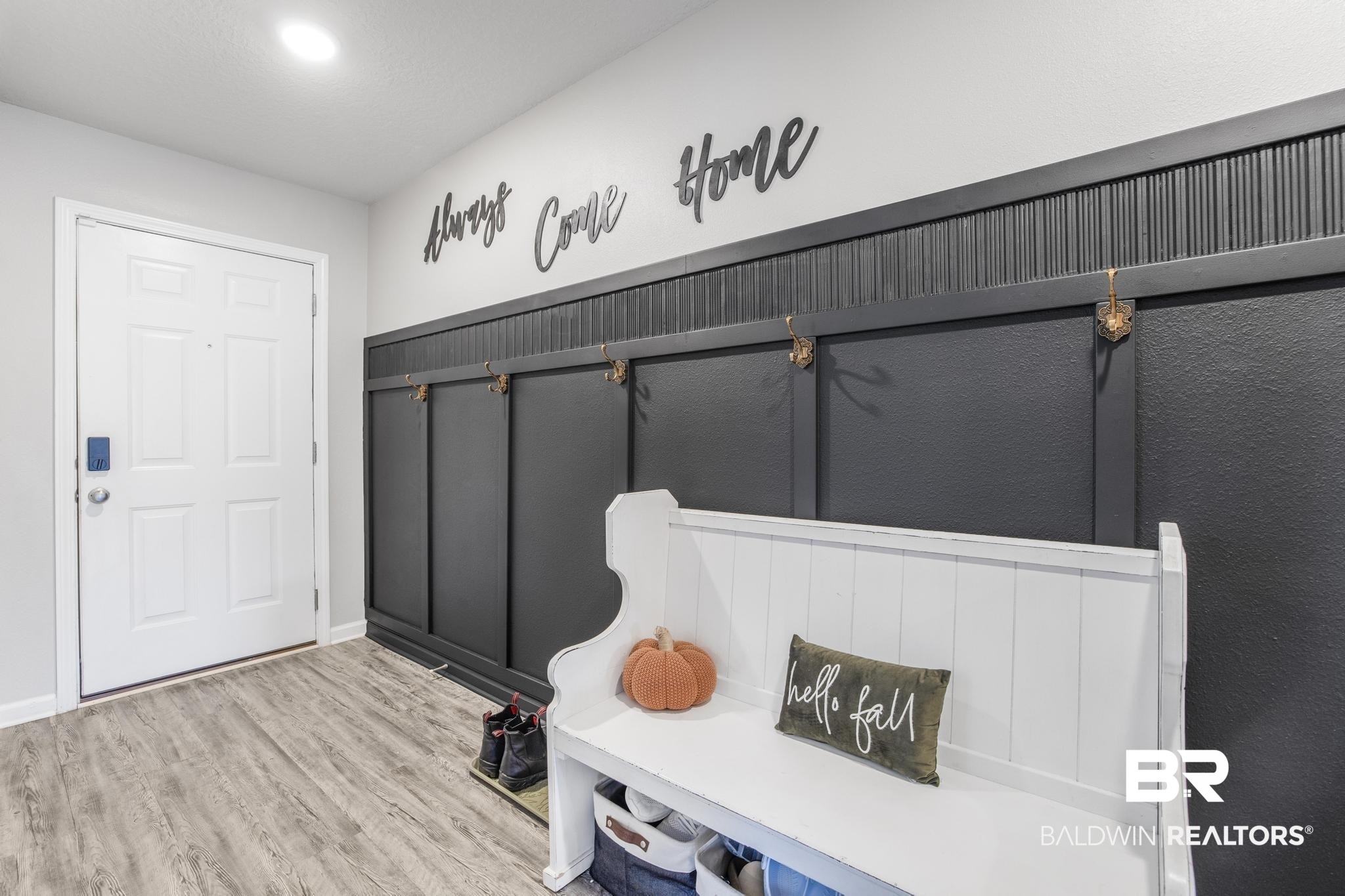 10738 Ridgeview Drive Mobile, AL 36608 - Photo 2 of 48 Mudroom with wood finished floors and recessed lighting