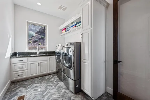 a view of a forest with a tree