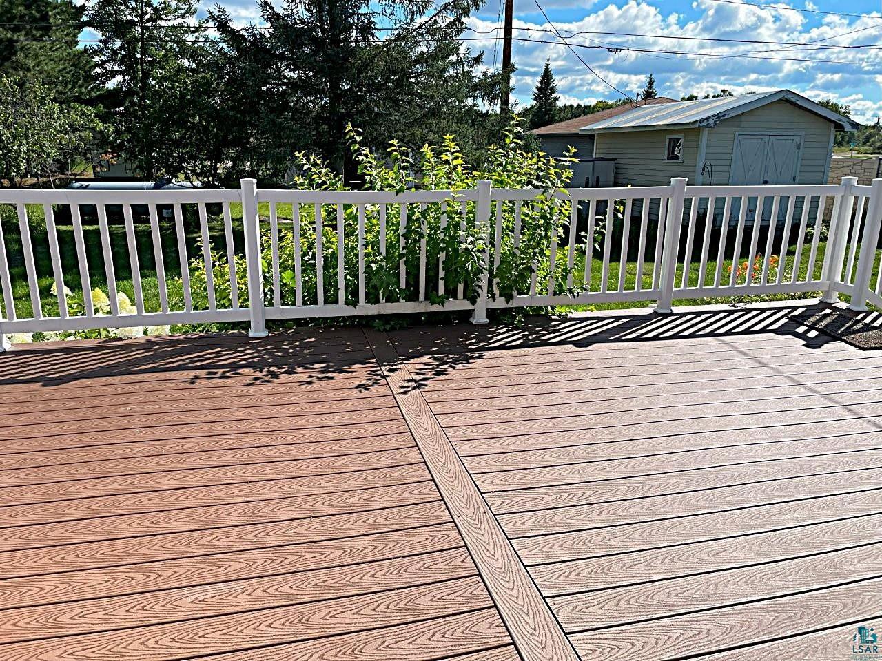 42 Locust Drive Babbitt, MN 55706 - Photo 37 of 50 14' x 25' deck allows plenty of entertaining spaces!