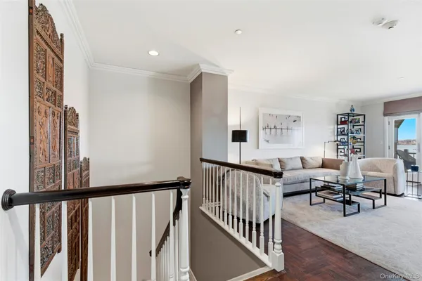 a view of livingroom with furniture and windows