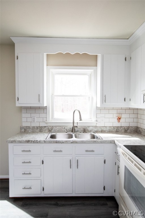37 Criss Road Cumberland, VA 23040 - Photo 12 of 40 a kitchen with granite countertop white cabinets white appliances and a sink