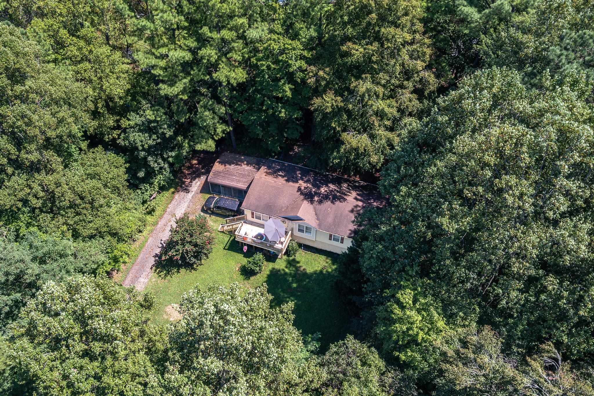 140 Garford Road Madison Heights, VA 24572 - Photo 31 of 35 an aerial view of a house with a yard