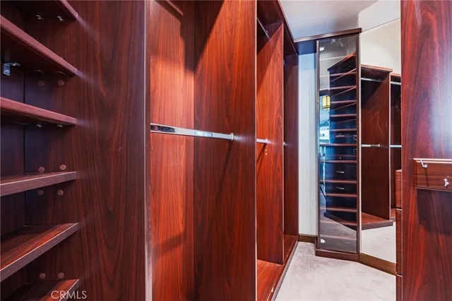 a view of walk in closet