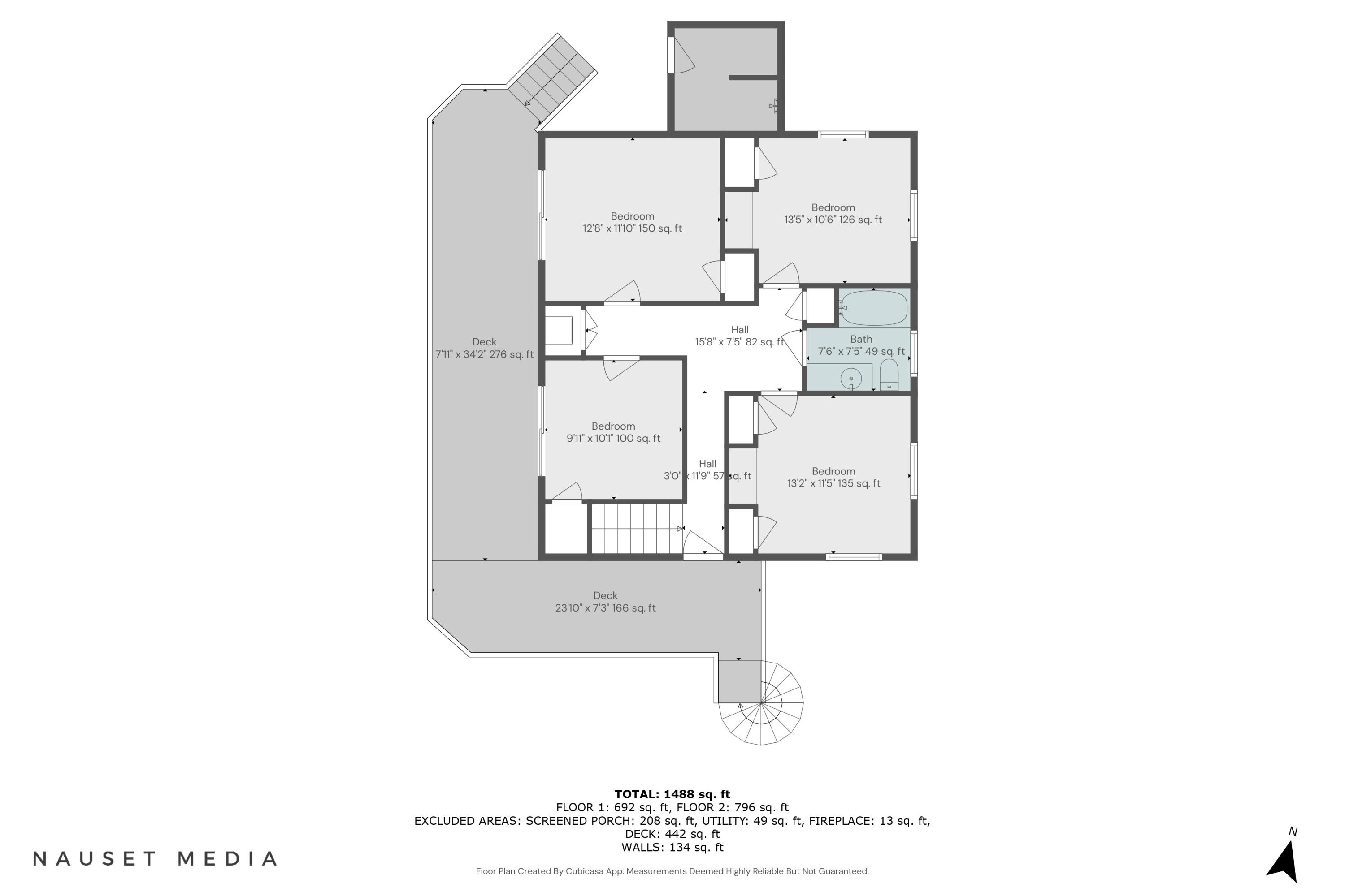 46 Hiram Hill Road Wellfleet, MA 02667 - Photo 33 of 36 a picture of a floor plan