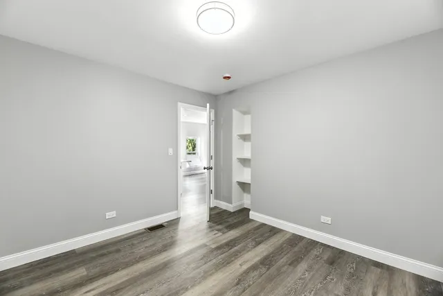 wooden floor in an empty room