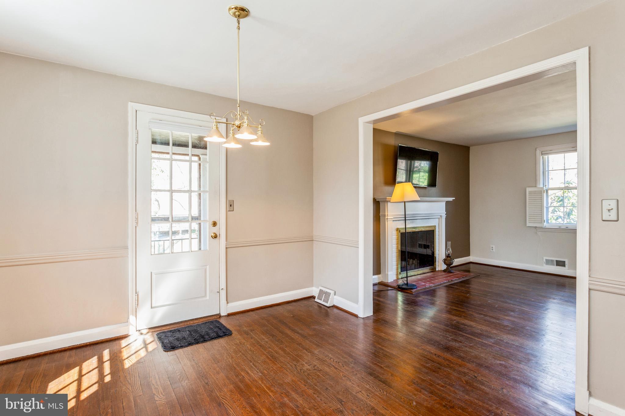 809 Eton Road Towson, MD 21204 - Photo 13 of 45 Dining Room leads to a Screened in Porch