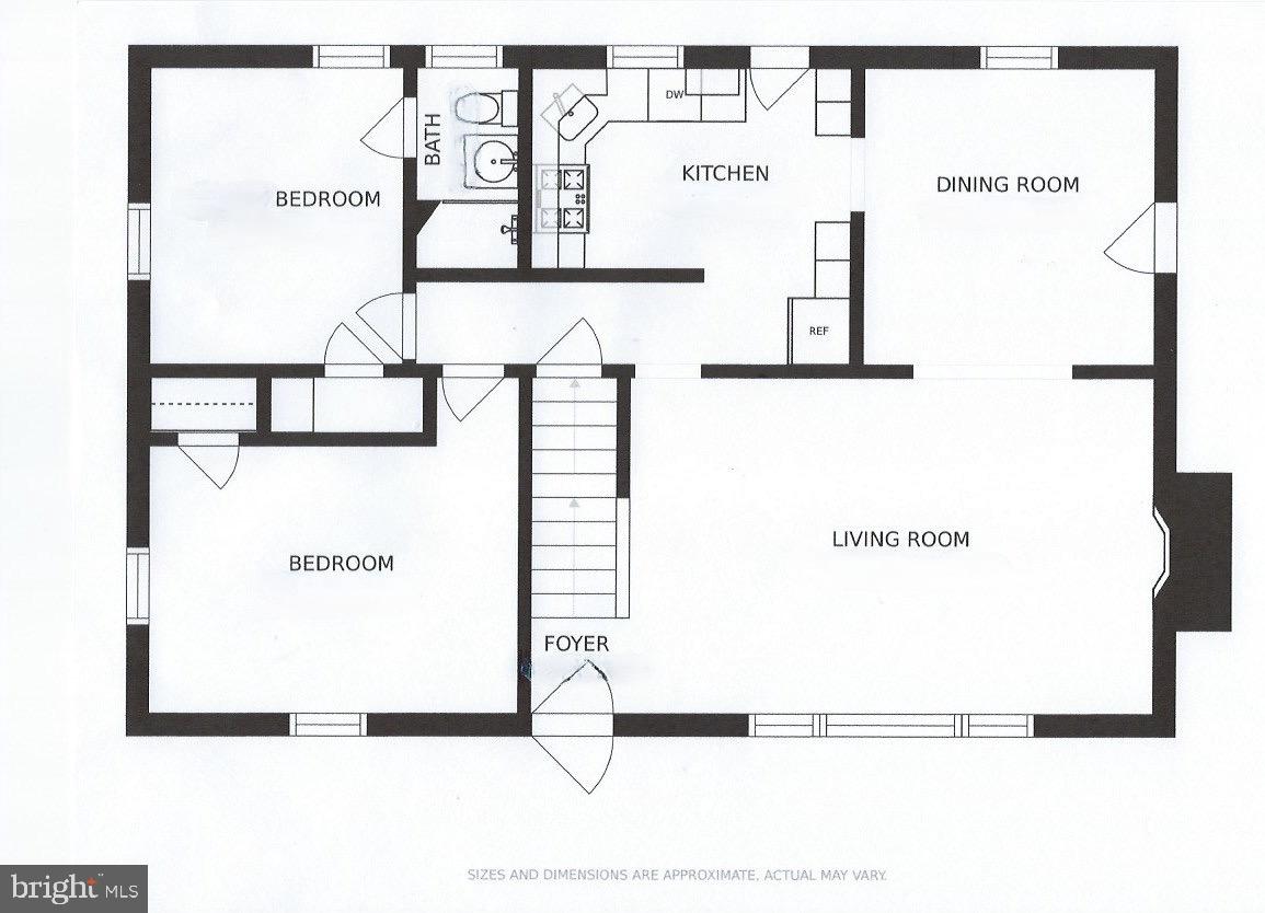 809 Eton Road Towson, MD 21204 - Photo 43 of 45 First Floor Plan