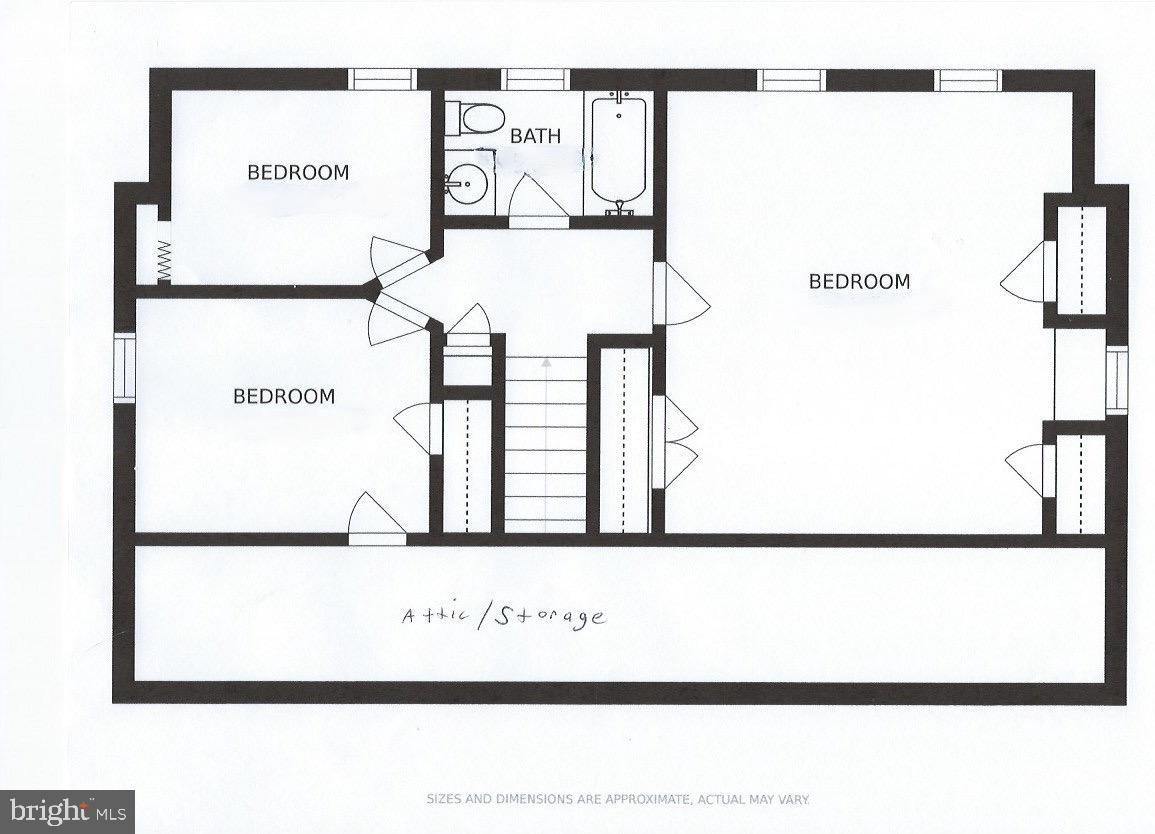 809 Eton Road Towson, MD 21204 - Photo 44 of 45 2nd Floor Plan