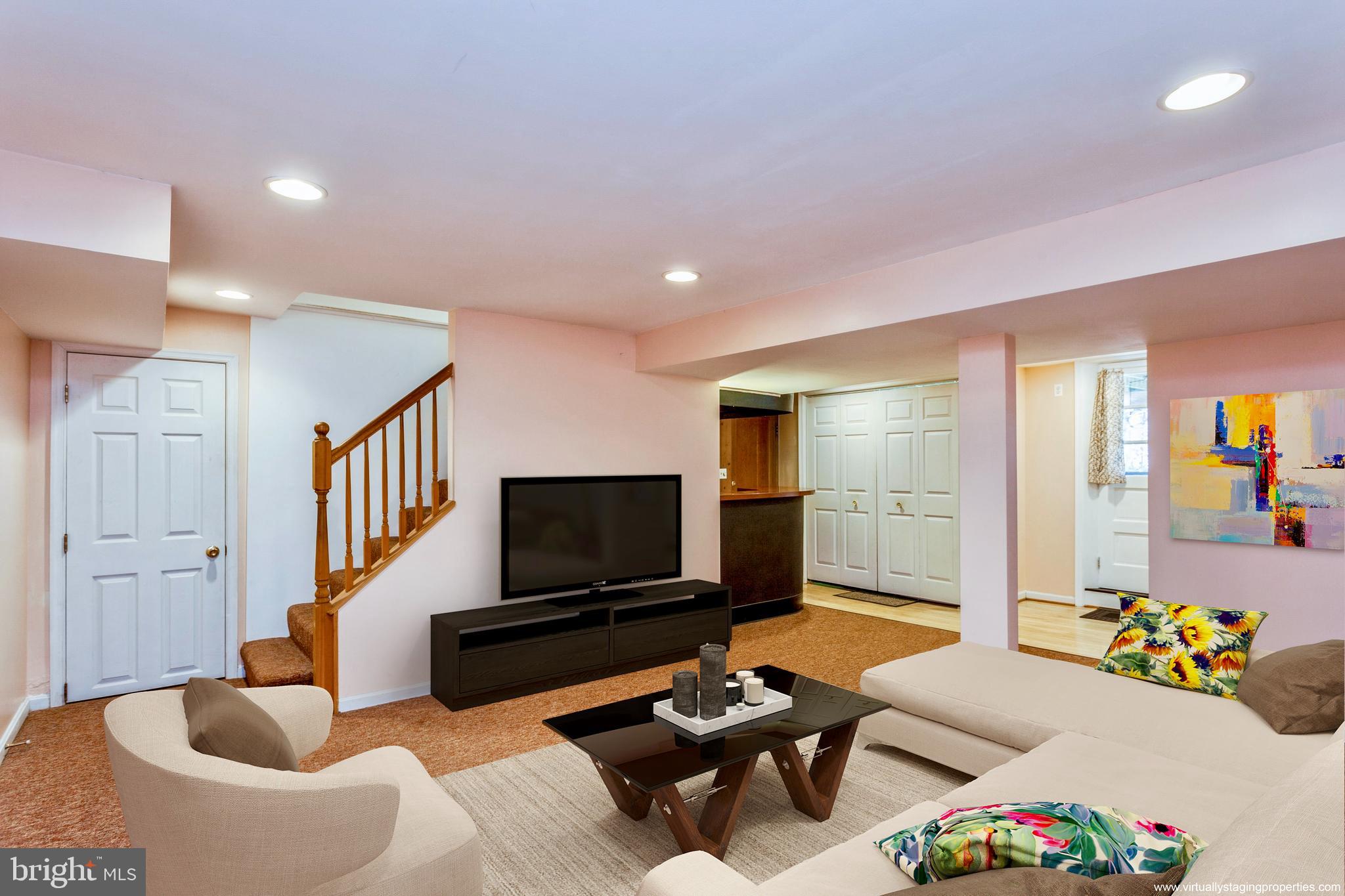 809 Eton Road Towson, MD 21204 - Photo 7 of 45 Rec. Room Virtually Staged