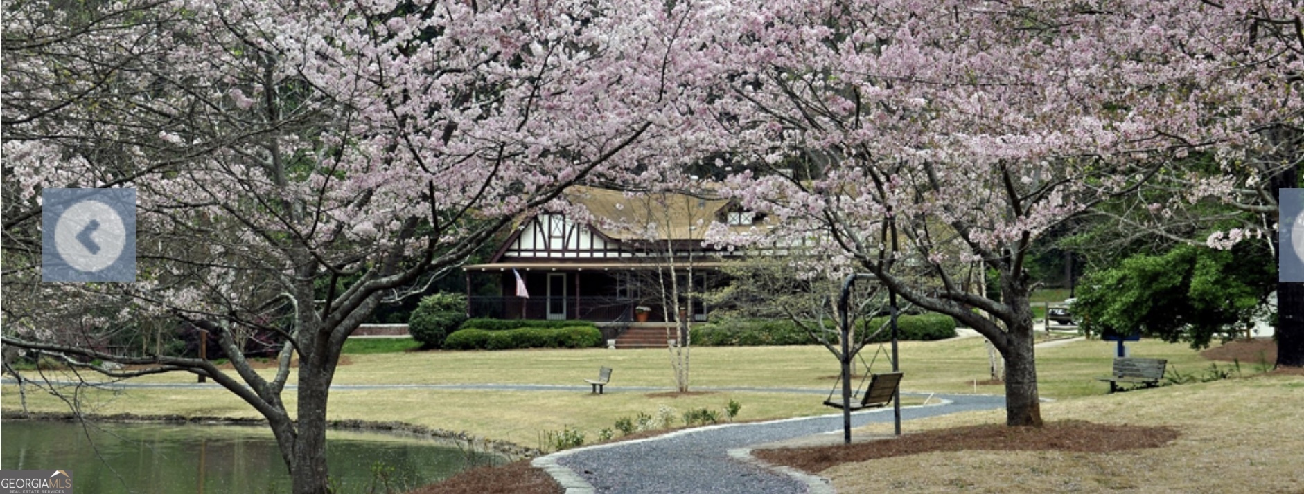 81 Hampshire Court Avondale Estates, GA 30002 - Photo 42 of 50 a front view of a house with garden